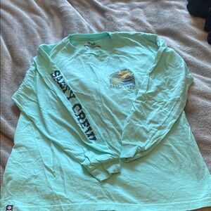 Salty Crew Mint Green Long Sleeve Shirt